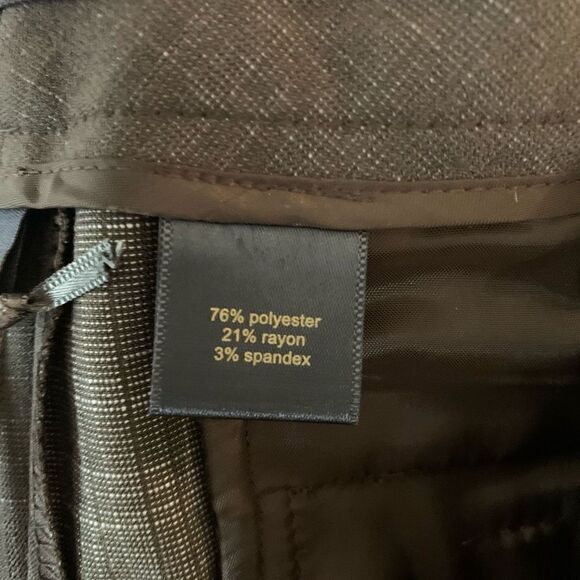 Outback Red Rolled Cuff Brown Wide leg Trousers Pants Size 8 - Picture 11 of 12